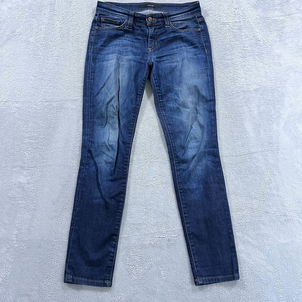 Joe's‎ Straight Leg Crop Ankle Women's 25 Blue Denim Faded